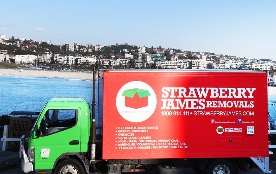 Strawberry James Removals Truck